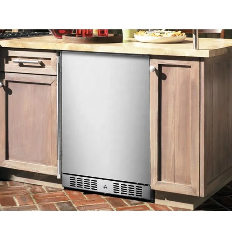 OEM custom quality 145 liter stainless outdoor bbq refrigerator for  kitchen