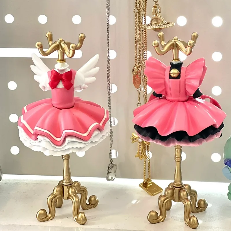 Bandai gran oferta Cardcaptor Sakura colgador de ropa estilo Serie4 caja ciega figura de Anime modelo Gashapon juguete caja sorpresa regalo para niña