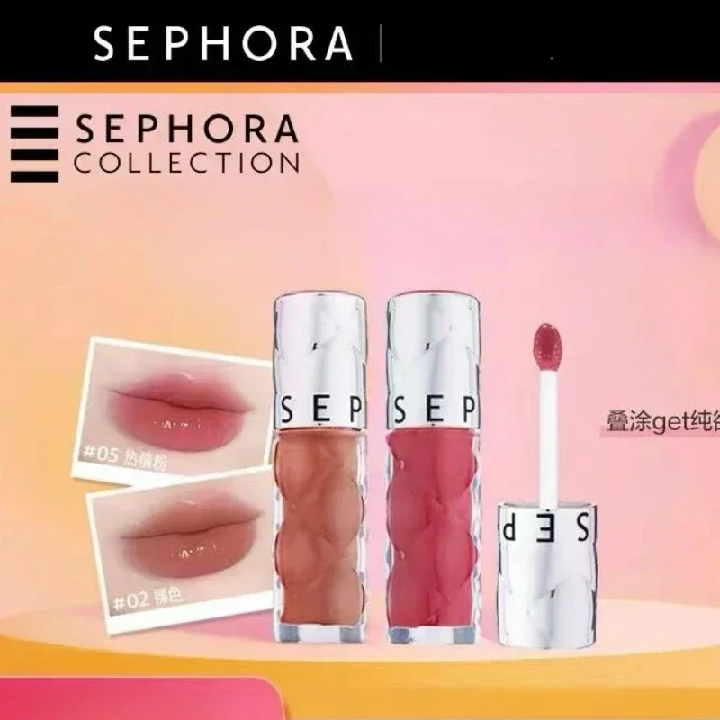 Sephora Lip Gloss Mirror Lip Glaze Film-forming Non-stick Cup Natural Nude Color Liquid Lipstick Water Light Sexy Lip Makeup