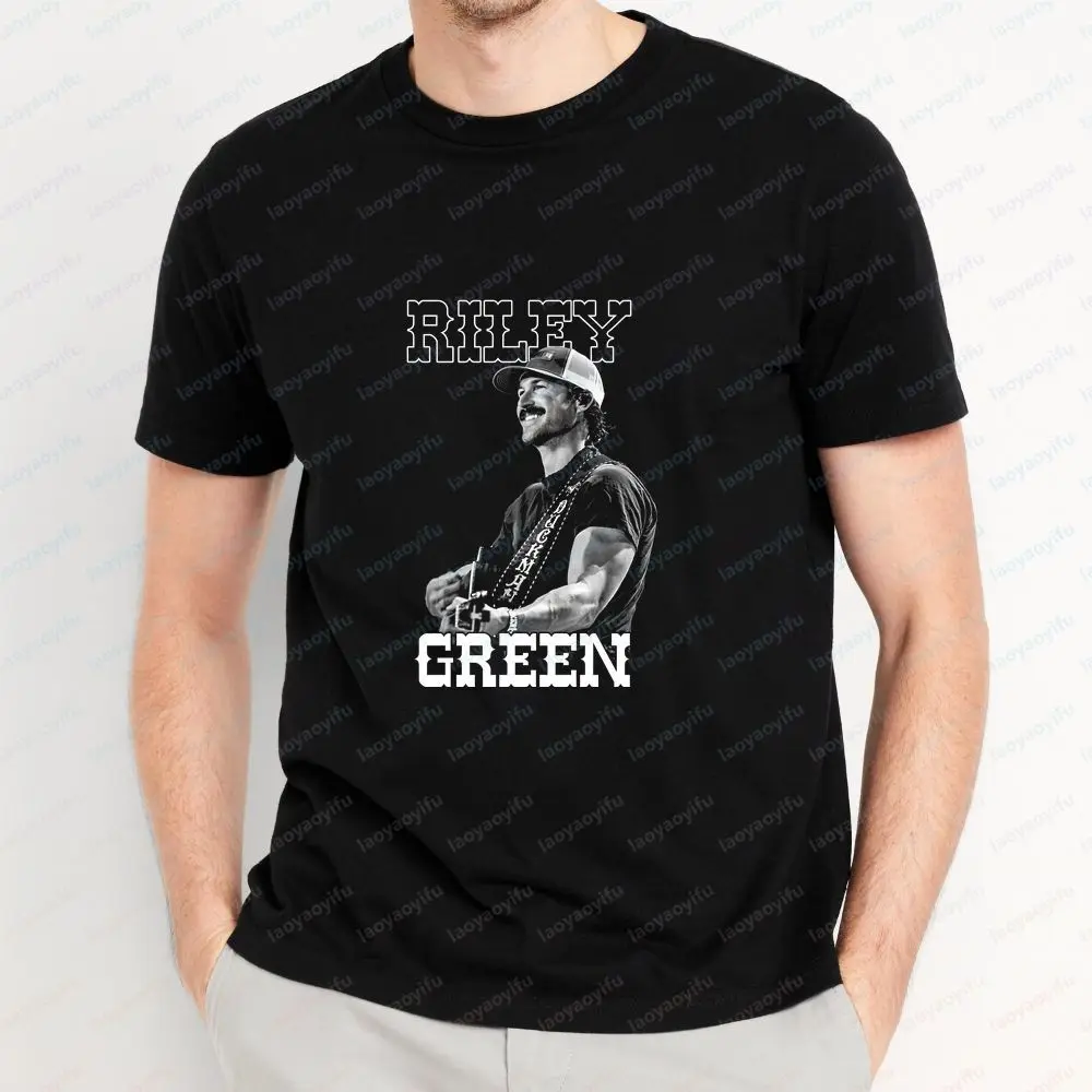 RILEY GREEN - Unique Country Pop Music Style Classic Band Movement Men's and Women's Universal Round-neck T-Shirt