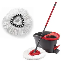 Replacement Heads Easy Cleaning Mopping Wring Spin Mop Refill Mop