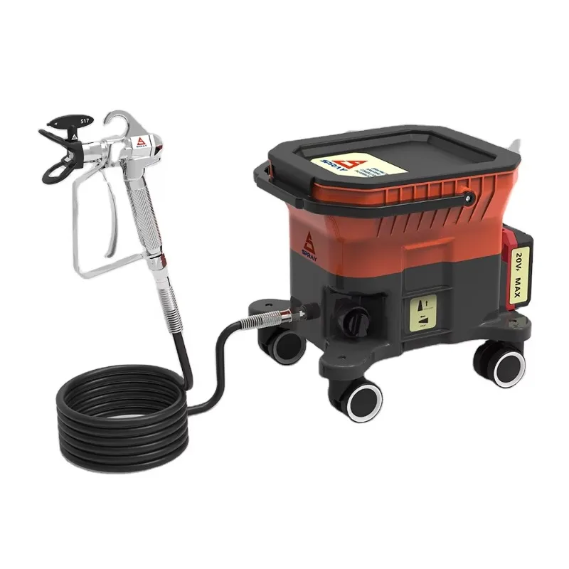 

YTYIN High-Pressure Airless Paint Sprayer With Convenient Wheel Mobility