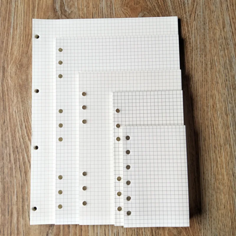 Multi-specification and Multi-size Checkered Notebook Core Loose-leaf Notebook Inner Pages 40 Sheets