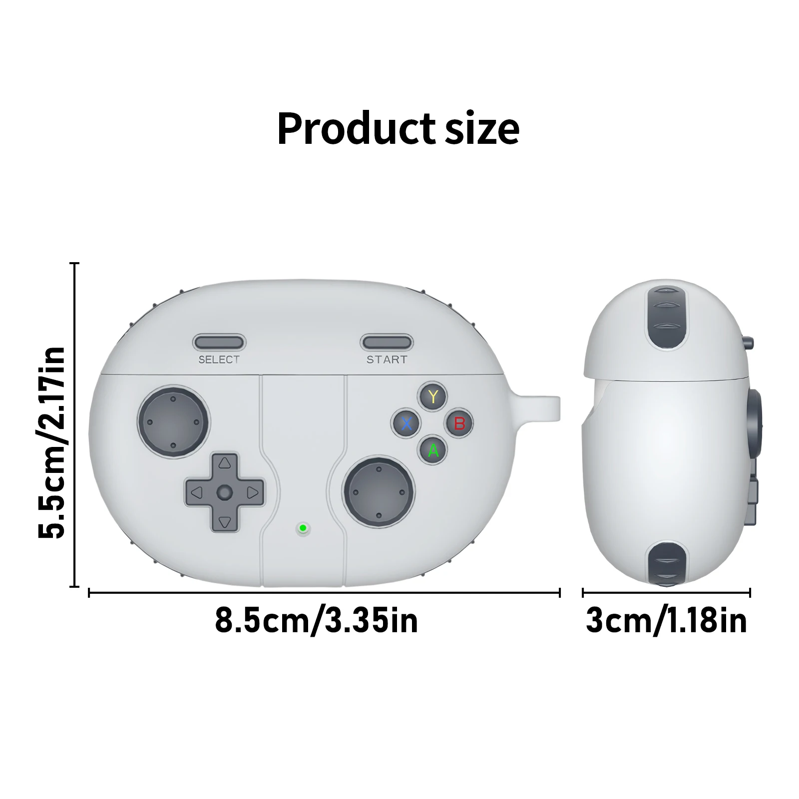 ثلاثية الأبعاد غمبد الكرتون حقيبة سماعة الاذن للصوت السحري يدق ستوديو براعم زائد براعم غطاء لطيف سيليكون واقية مع هوك