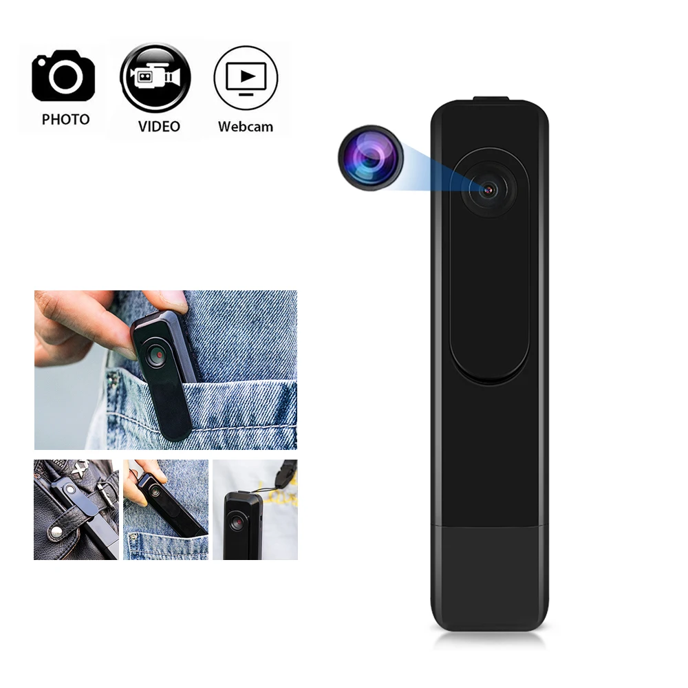 

HD 1080P Portable Camera with Wifi Mini Video Recorder Police Pocket Camera