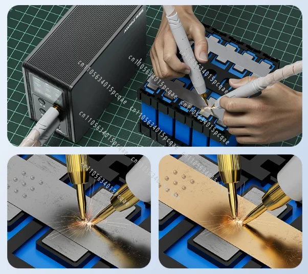 For Ph-o-ne Repair B-at-tery Pack Welding 1mm Weldable 99 Gear Adjus-table Portable Spot Welder Machine with LCD Screen