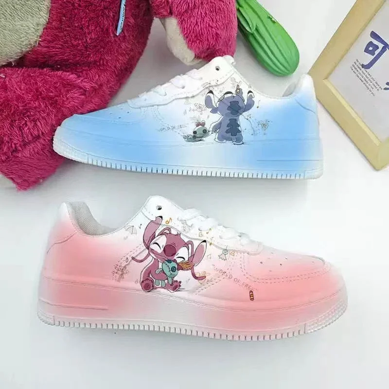 New Disney cartoon Stitch cute Casual shoes soft sports shoes for girlfriend gift EU size 35-44