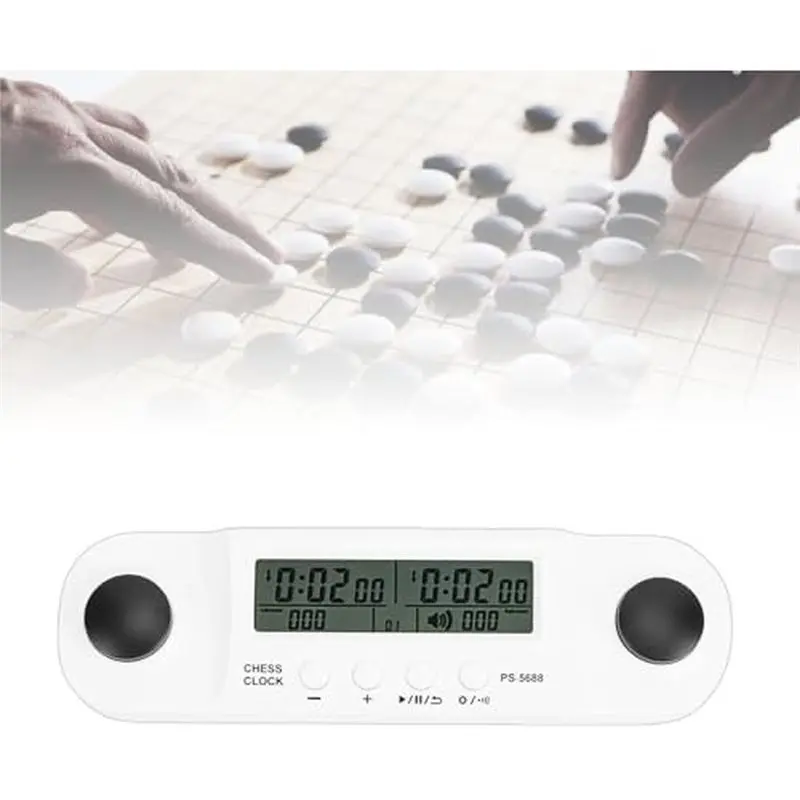 AA81-Chess Timer, Digital Chess Timer, Large Screen Portable Tournament Timer, Suitable For Chess And Go Clubs