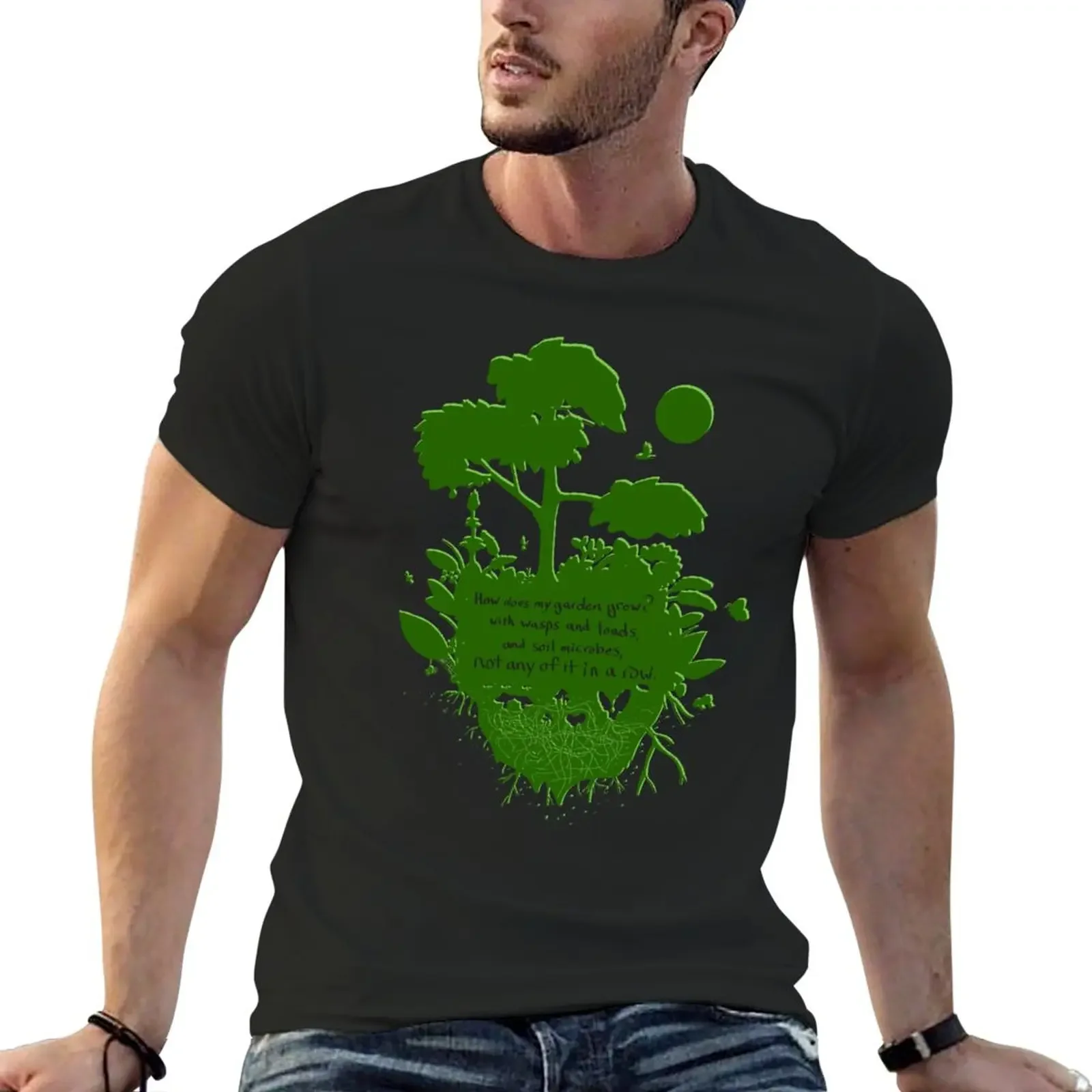 New Contrary Gardening - Permaculture T-Shirt cheap stuff anime summer tops mens graphic t-shirts pack