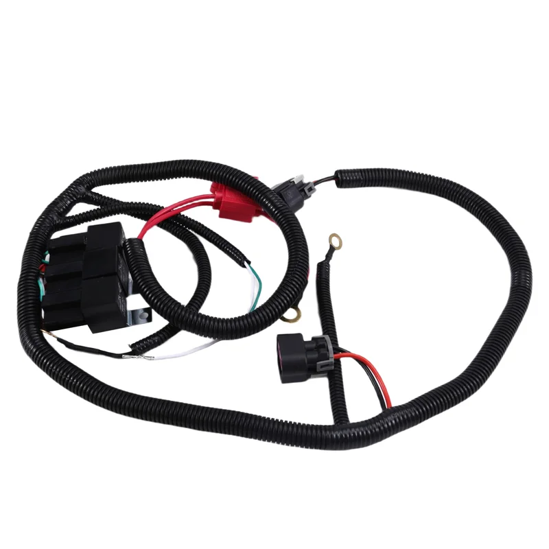 

Electric ECU Control Dual Fan Upgrade Wiring Connector Harness For GM Pickup Trucks 99-06-X67A