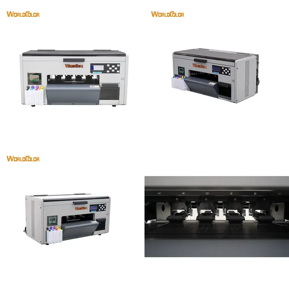 Worldcolor Factory Price 30cm DTF Printer XP600 I3200 Print Head T Shirt DTF Printing Machine for Small Business