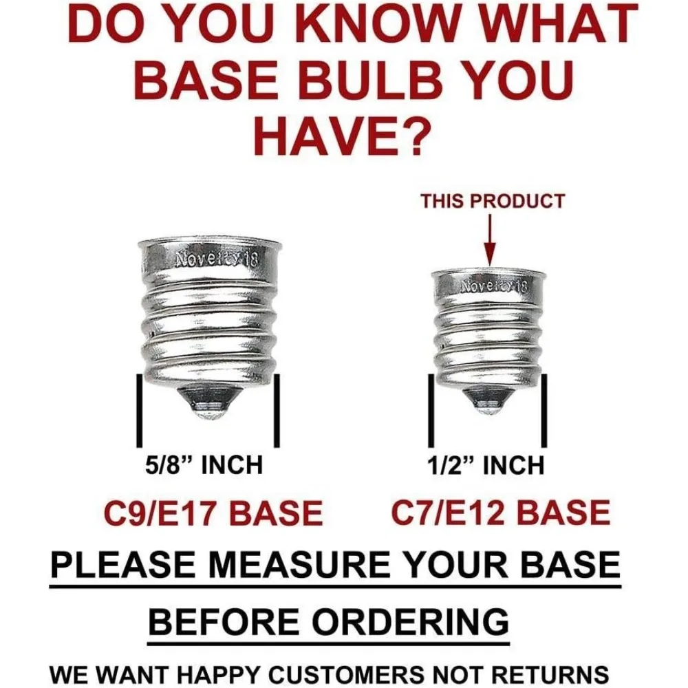 500 لمبة بديلة لعيد الميلاد C7 باللون الأحمر في الهواء الطلق، قاعدة شمعدان 5 وات، 500 عبوة للإضاءة الاحتفالية