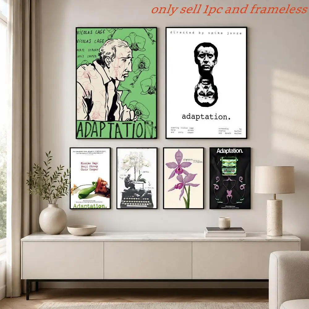 Comedy drama Movie A-Adaptation Poster Painting Prints Wall Art Picture Film Room Home Bar Cafe Decor Mural
