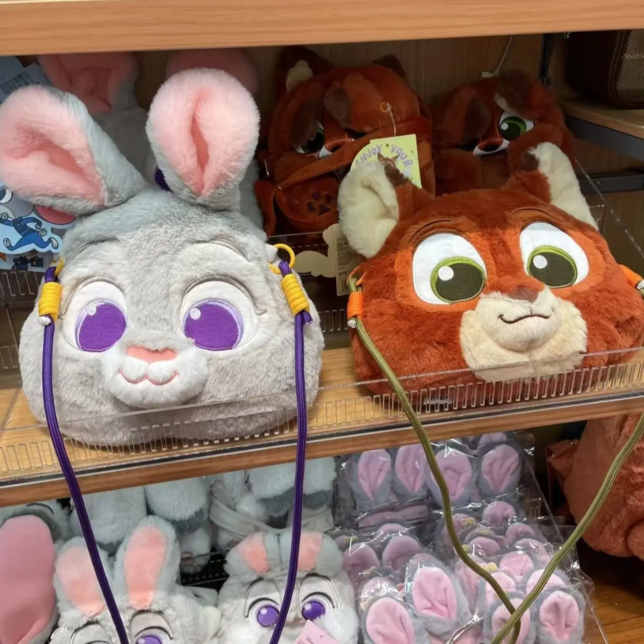 

25 см плюшевая сумка через плечо Disney Zootopia с героями мультфильмов Kawaii Nick Judy, монеты, ключи, сумка для хранения телефона, сумка для женщин, девочек и мальчиков