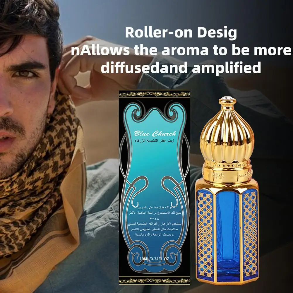 Fresh &Eau De Toilette 10 ml Arabisches, langlebiges Parfüm aus dem Nahen Osten, elegantes, luxuriöses Roller-Parfüm aus dem Nahen Osten