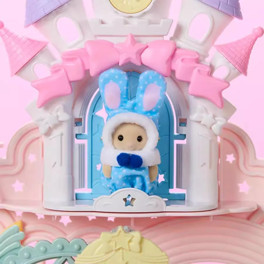 New Kawaii SYLVANIAN FAMILIES Anime Figures Blind Box 40th Anniversary Rabbit Blind Box Custom Room Decoration Birthday Toy Gift