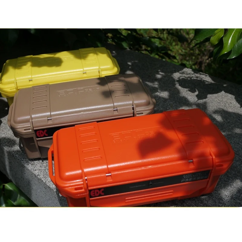 Edc Waterproof Shockproof Box, Airtight Sealed Case Equipment, Portable Dry Container, Carry Storage, Edc, E1170/1