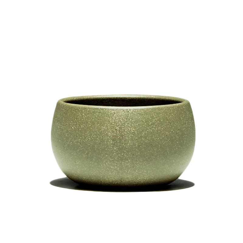 【Taoyuan Tibetan Sand】Yixing Raw Ore Purple Sand Handmade Tea Cup Segment Mud Green Beans Sand Tea Cup Single Price