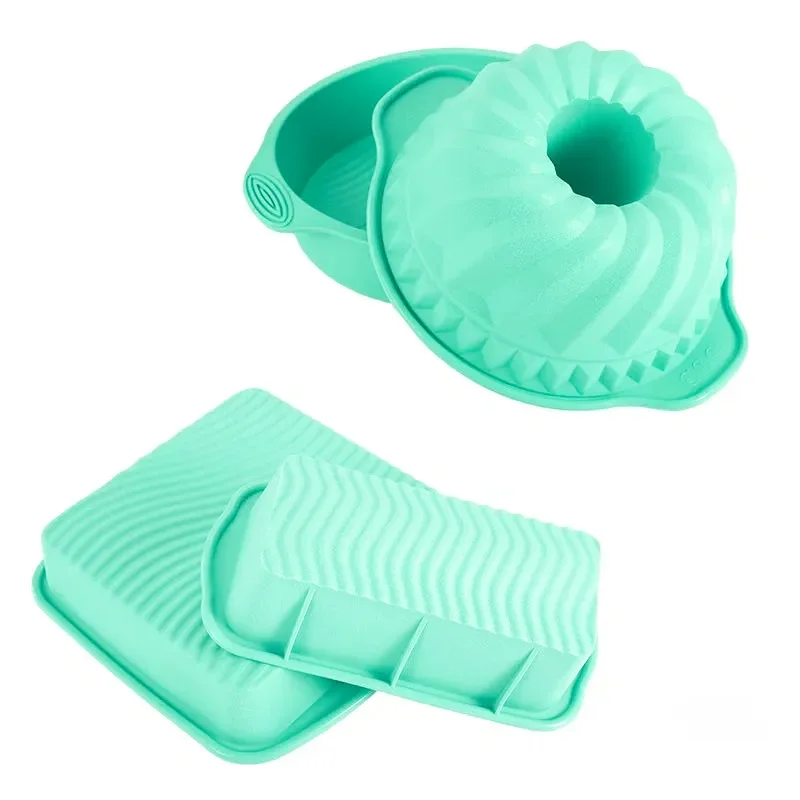 Kitchen food grade silicone baking pan set