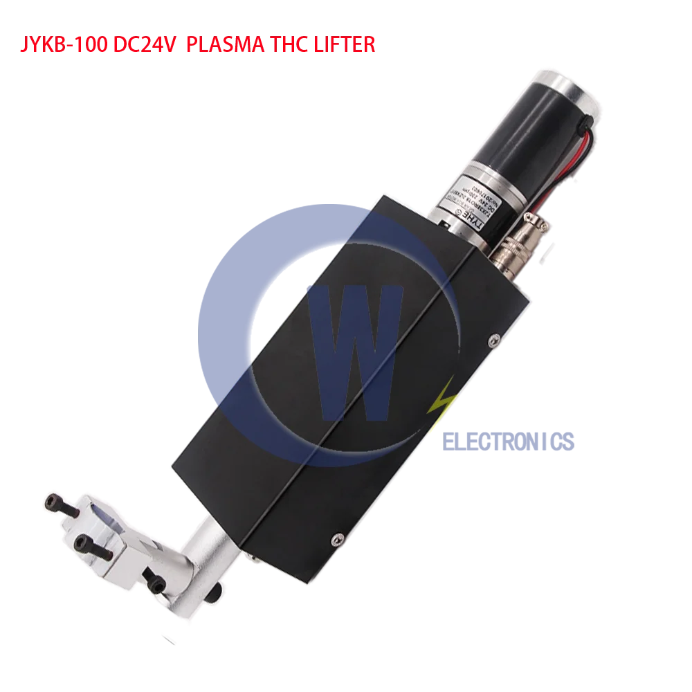 CNC THC Plasma Cutting Torch recommande le contrôleur THC Lifter JYKB-100-DC24V-T3 100mm Voyage CNC THC Lifter pour Plasma Z Axis Lifter