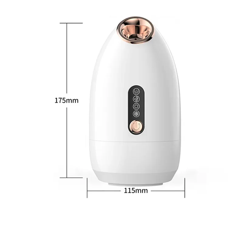 Hot and Cold Double-spray Face Steaming Instrument Hydrating Nano Sprayer Household Steam Beauty Face Open Pores Face Steamer