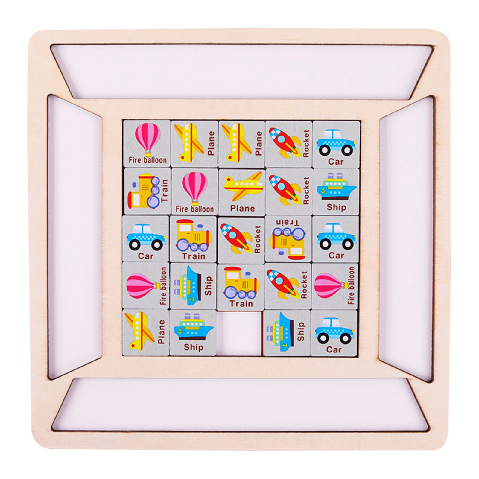 Kids Linking Game Wooden Toy Enlightenment Logical Thinking Training Educational Toys Birthday Gift