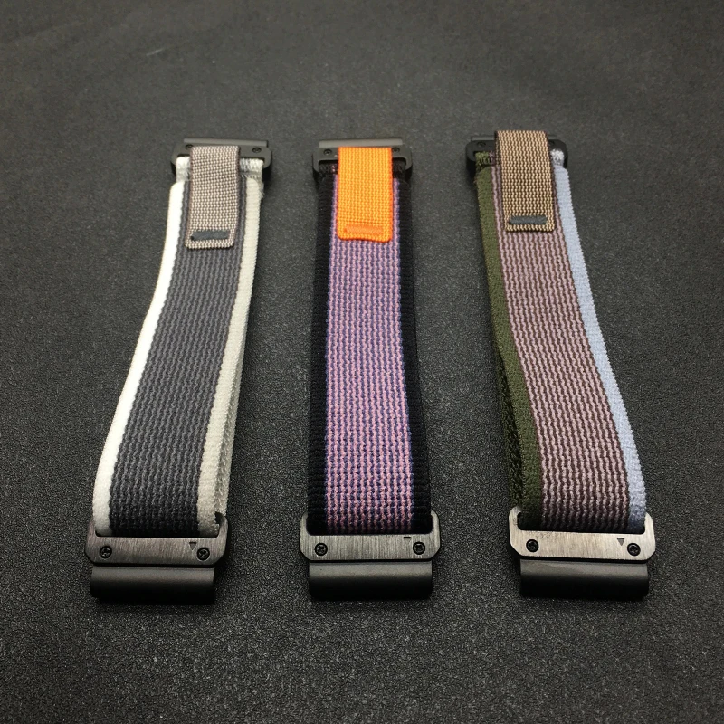 20mm/22mm/26mm Trail Loop Nylon Strap Quick-release Strap for Garmin FENIX 8 and 22/22/26mm Watch Band Series image 5