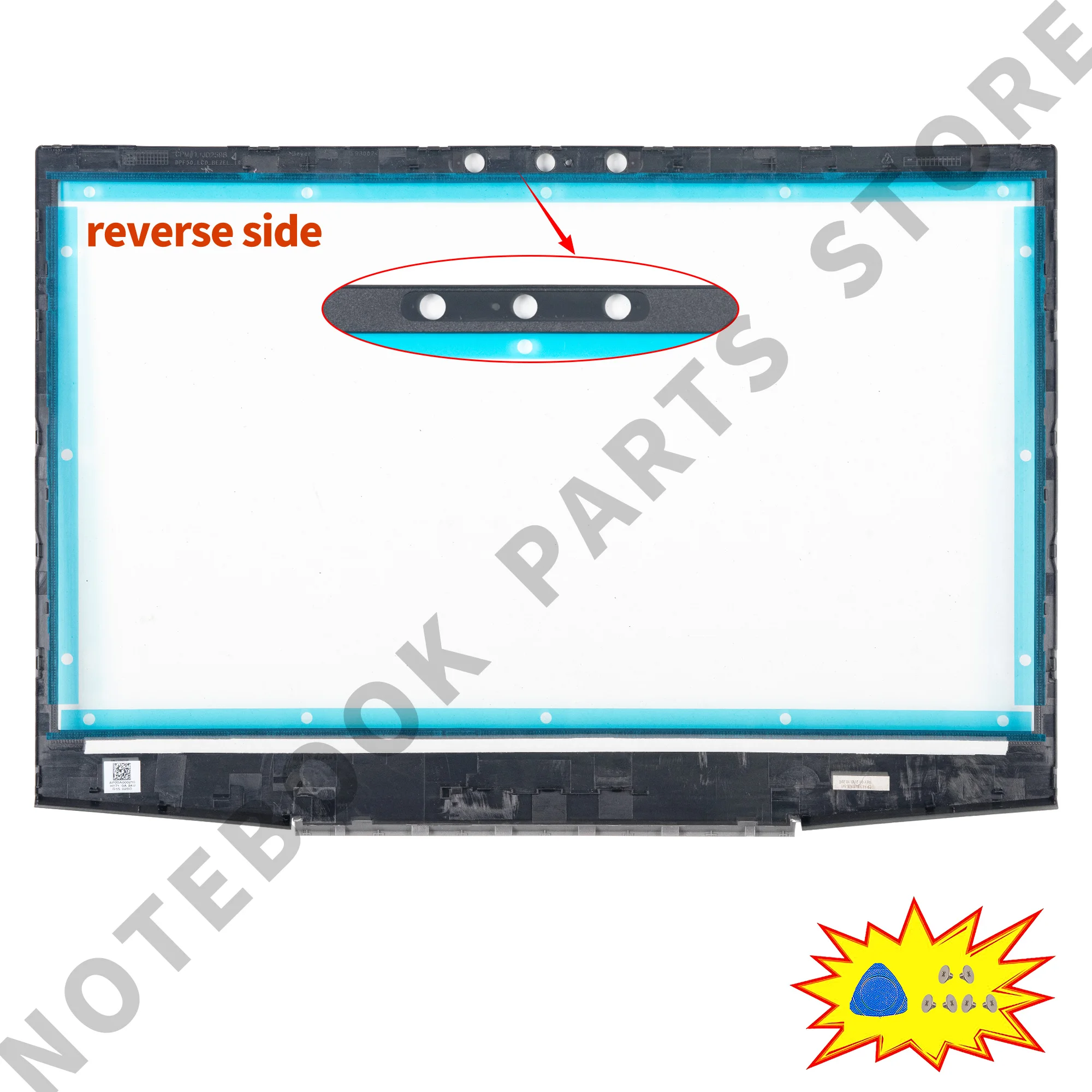 حافظة كمبيوتر لهاتف ZHAN 99 G1 ZBook 15v G5 TPN-C134 L25084-001 L31178-001 إطار الغطاء العلوي أجزاء بلاستيكية فضي/رمادي