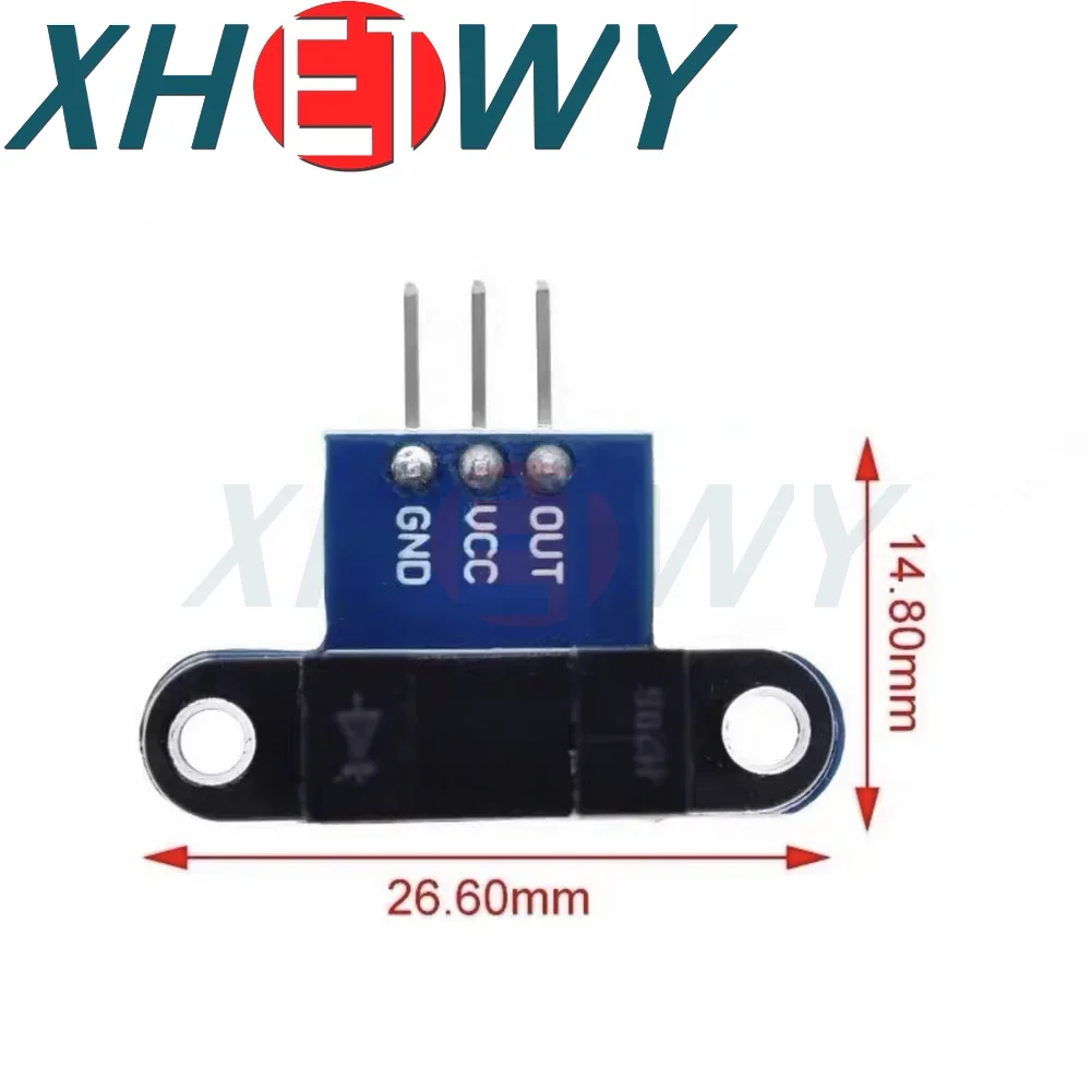 Intelligent car speed measurement module code plate counting speed measurement sensor with indicator light sends test program