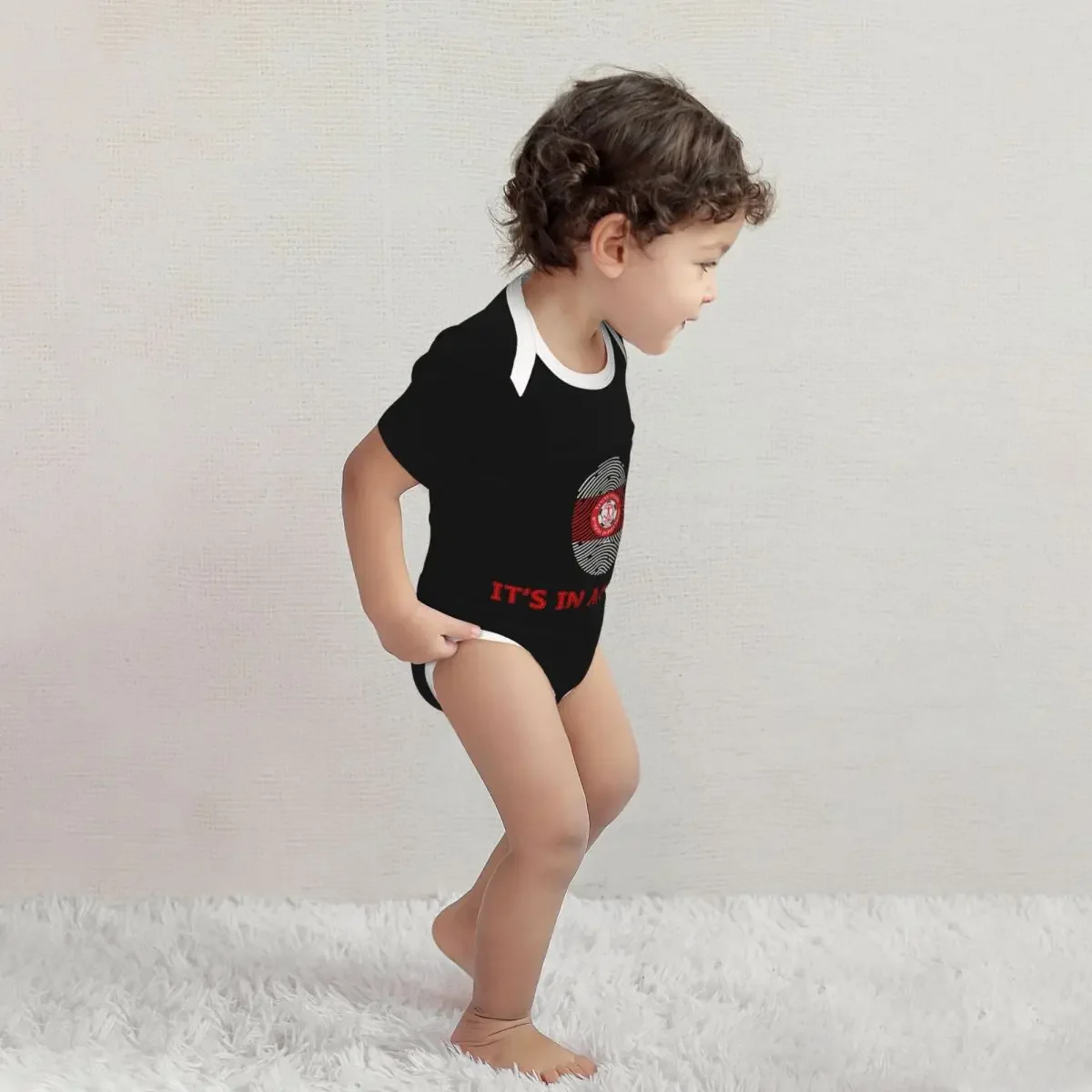 Israel Hapoel Ramat Gan Givatayim Fc Pure Cotton Short Sleeve Onesies Bodysuits Baby Romper