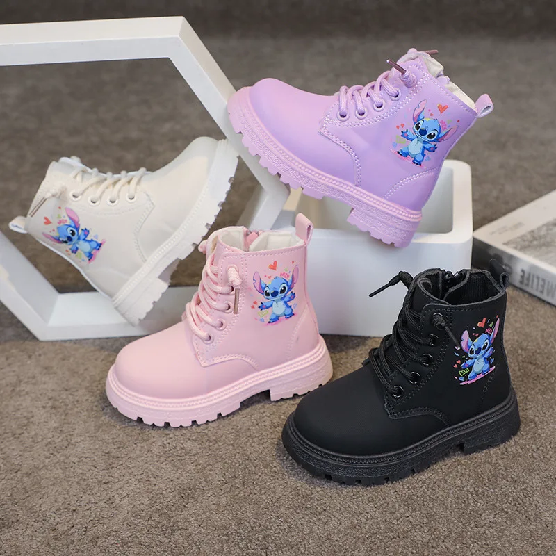 

Disney cartoon cute Stitch boots y non-slip shoes