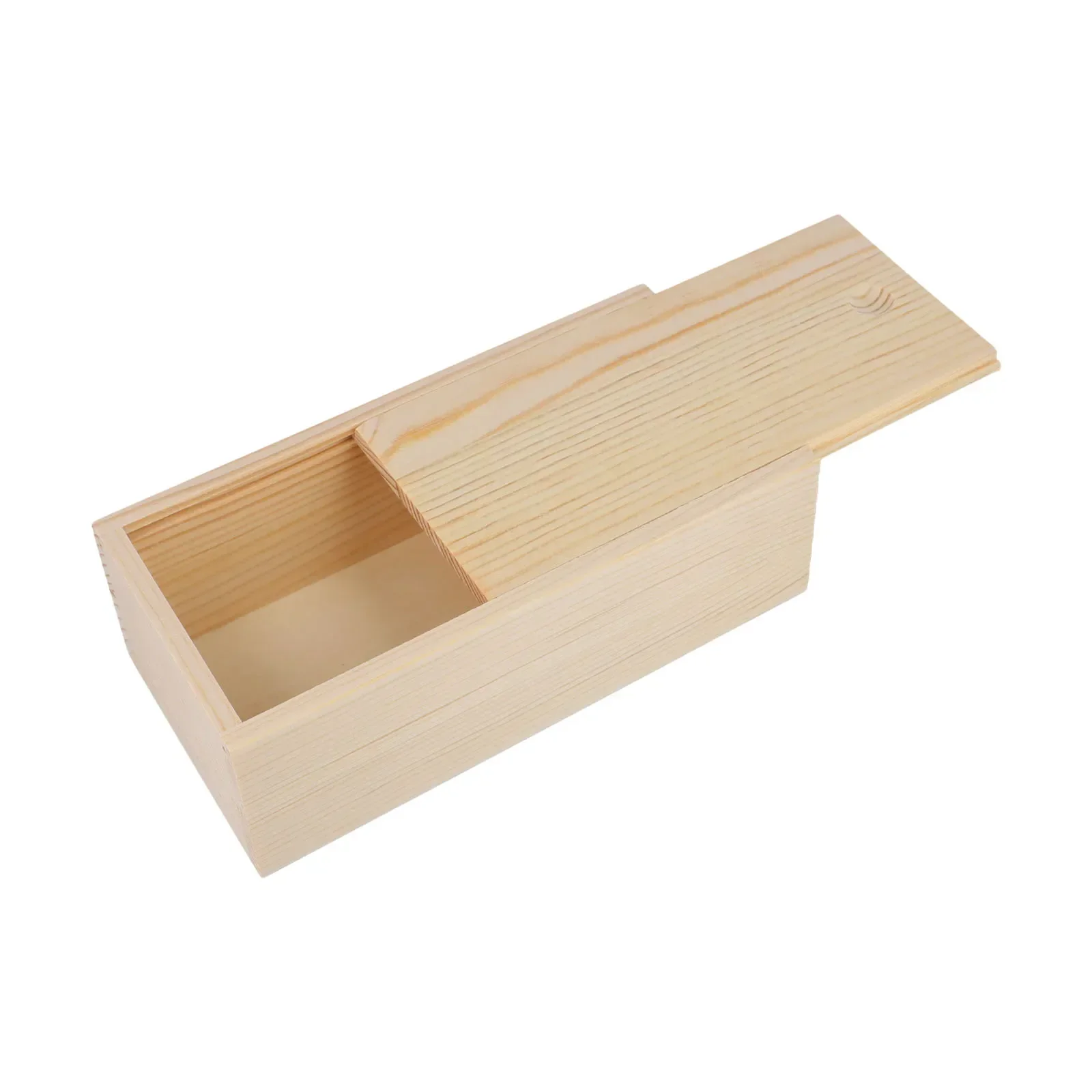 

For Keepsake For Storage Log Drawer Sliding Cover Box Keepsake Boxes Personalizing With Paint Pyrography Storage