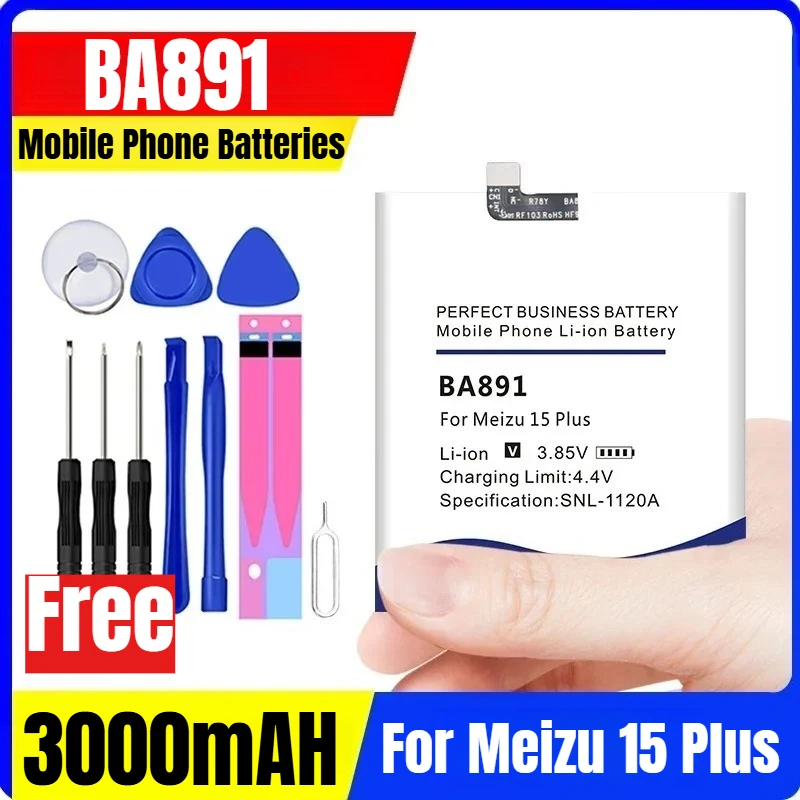 

BA891 3000mAH Mobile Phone Batteries for Meizu 15 Plus