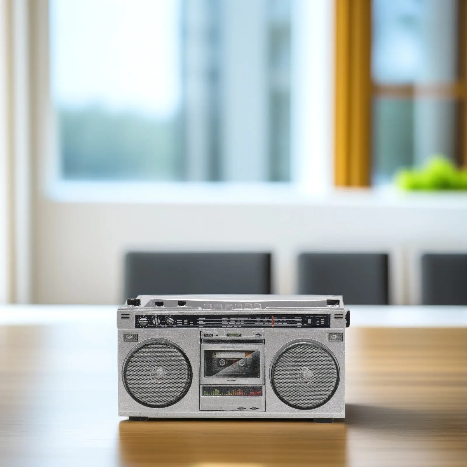 Tape Recorder Plant Pot Creative Resin Flowerpot Retro Planter Container for Home Garden Desk Decor