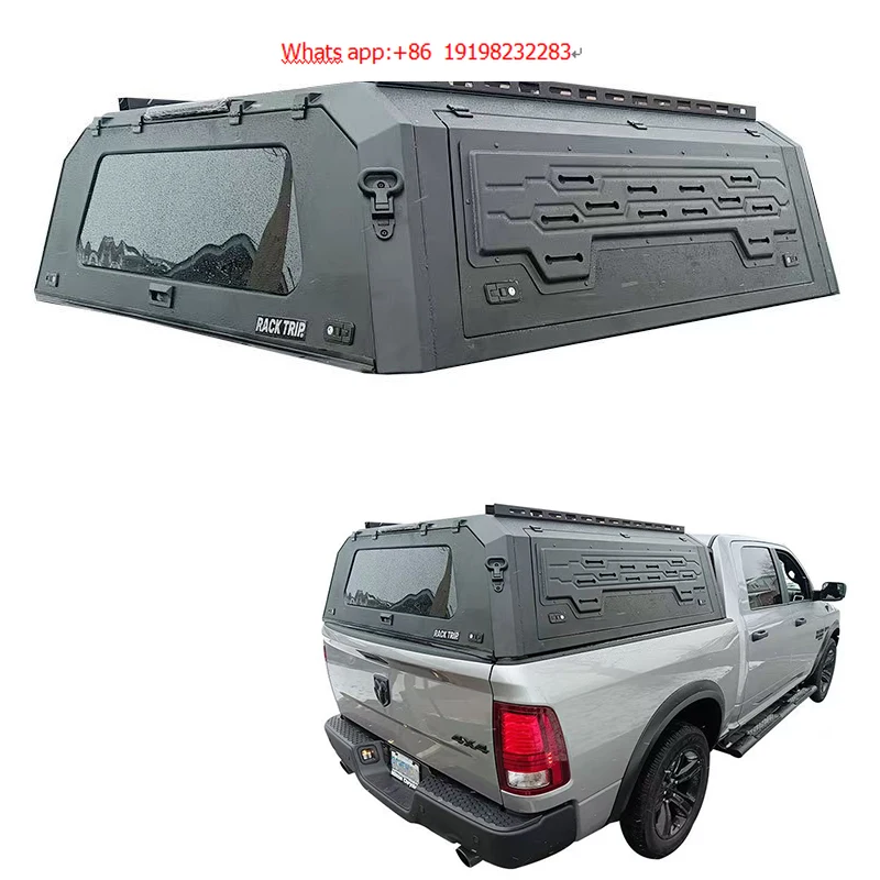 

Aluminum Iron 4X4 Hardtop Canopy Topper for Ram 1500 and Ford Ranger Raptor Folding Operation Made for Toyota T6 T7 T8