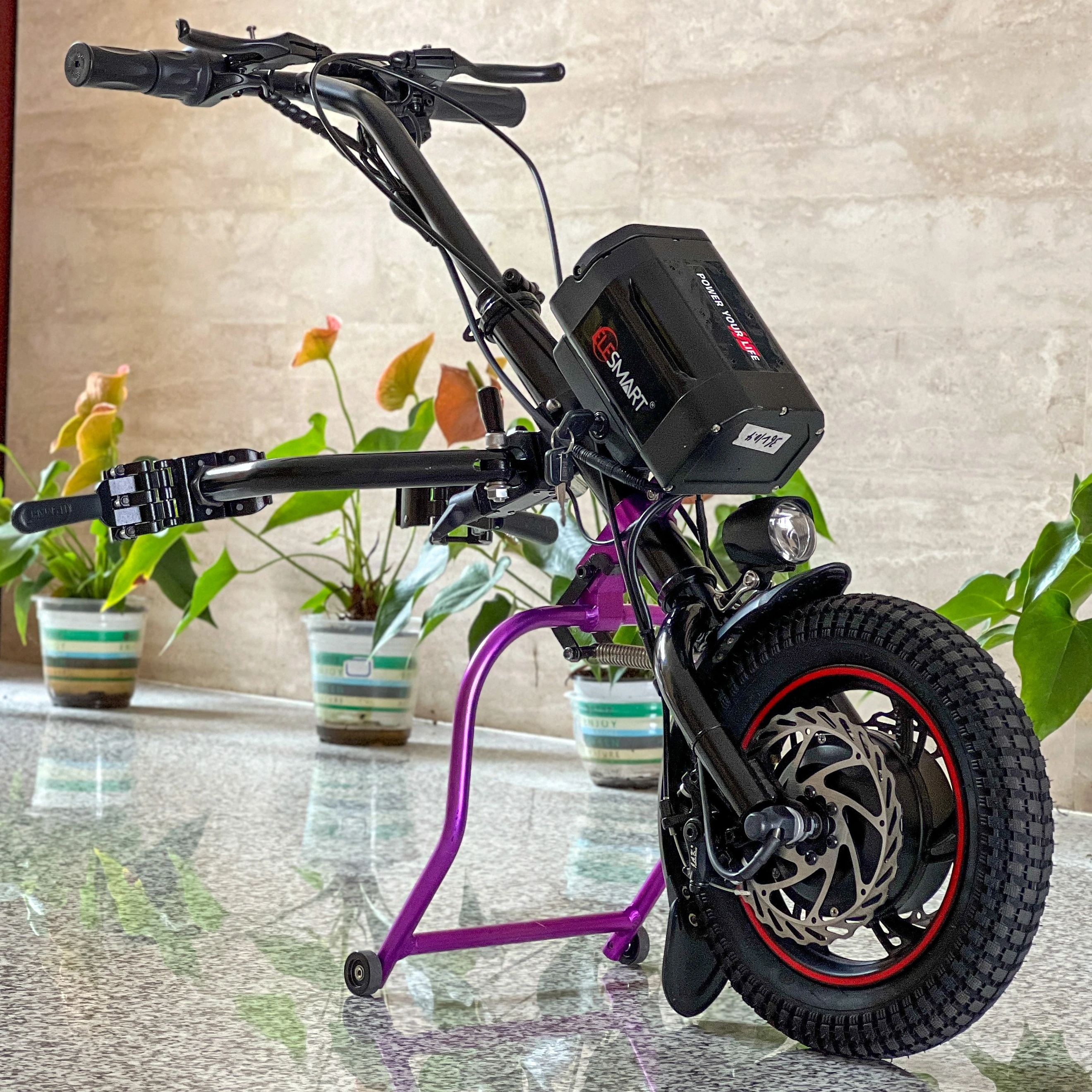 A3 12inch 25km/h Electric Attachment Electric Handbike Wheelchair Handcycle Accessories Parts for Wheelchair