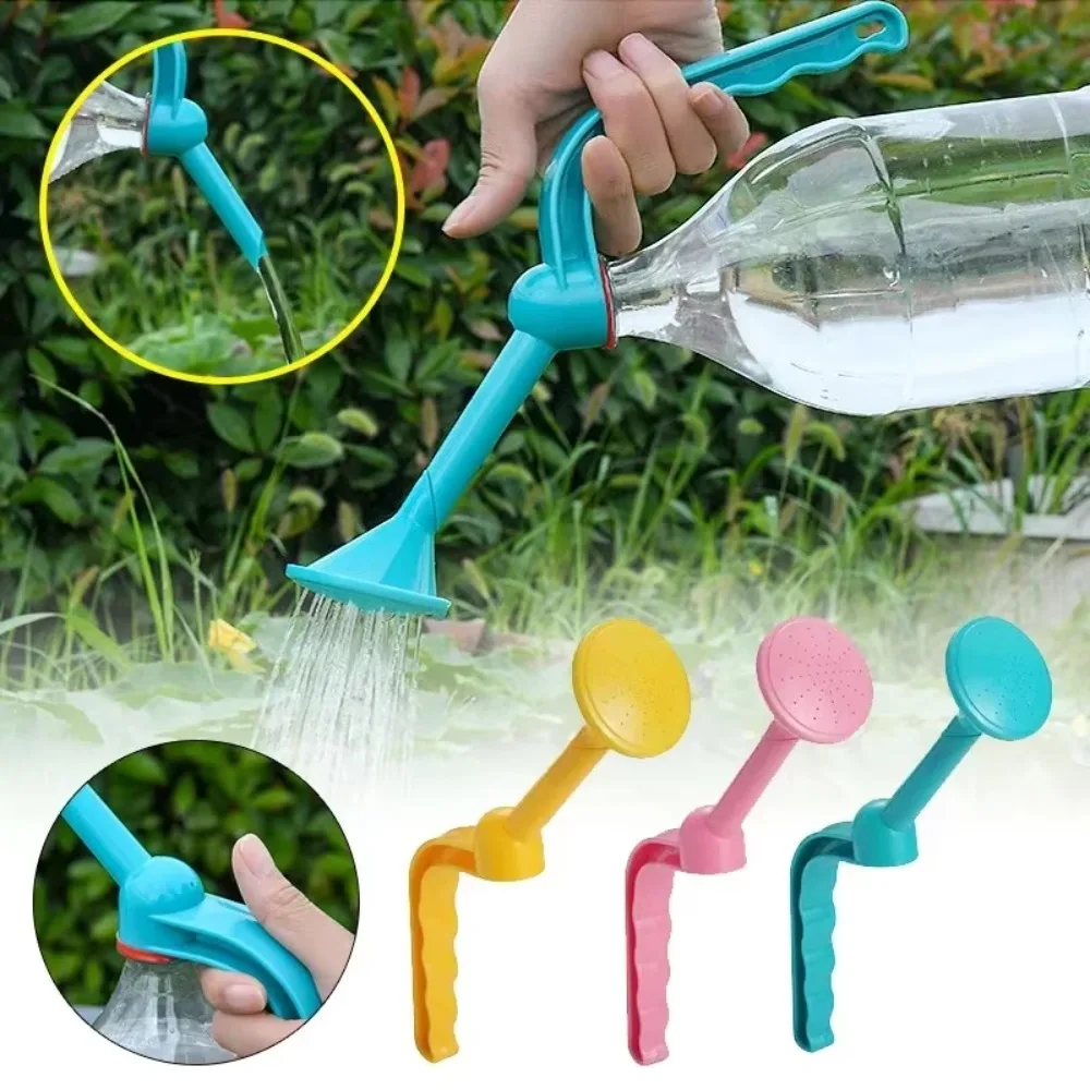 Handheld Dual-purpose Water Spray Gardening Plant Watering Bottle Water Can Top Waterers Shower Seedling Irrigation