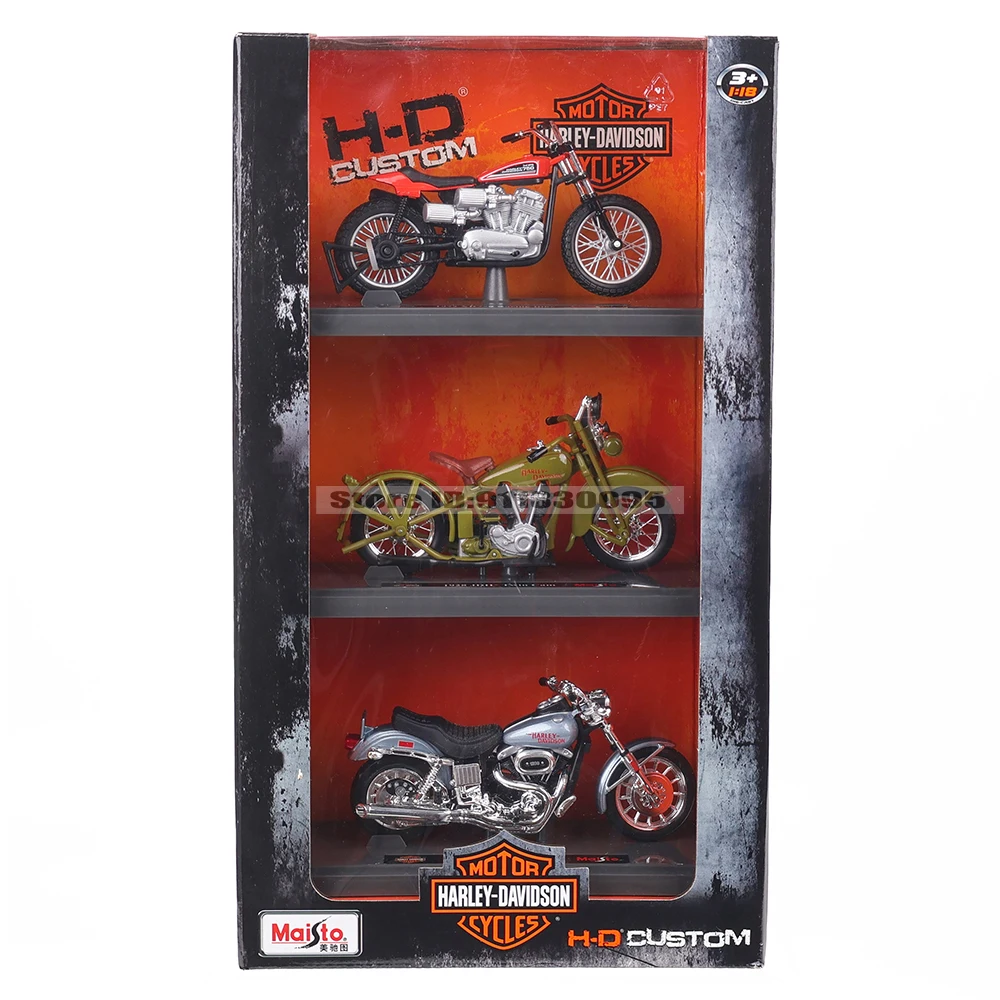 Maisto 1:18 Harley Davidson moto 1953 74FL 2011 XR1200X classique 3-en-1 offre spéciale alliage moto modèle jouet voiture série