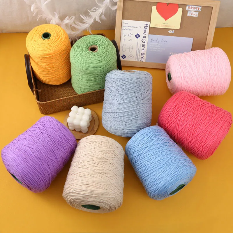 550g 5 Strands Tufted Yarn Professional Yarn for Tufting Gun Cotton Yarn for DIY Rug Making Tufting Gun Weaving Knitting Yarn