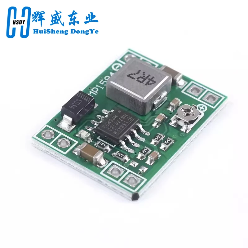 MP1584EN 3A Ultra-Small Size DC-DC Step Down Supply Module Adjustable Power Step-down Descending Output 24V 12V 9V 5V 3V MP1584