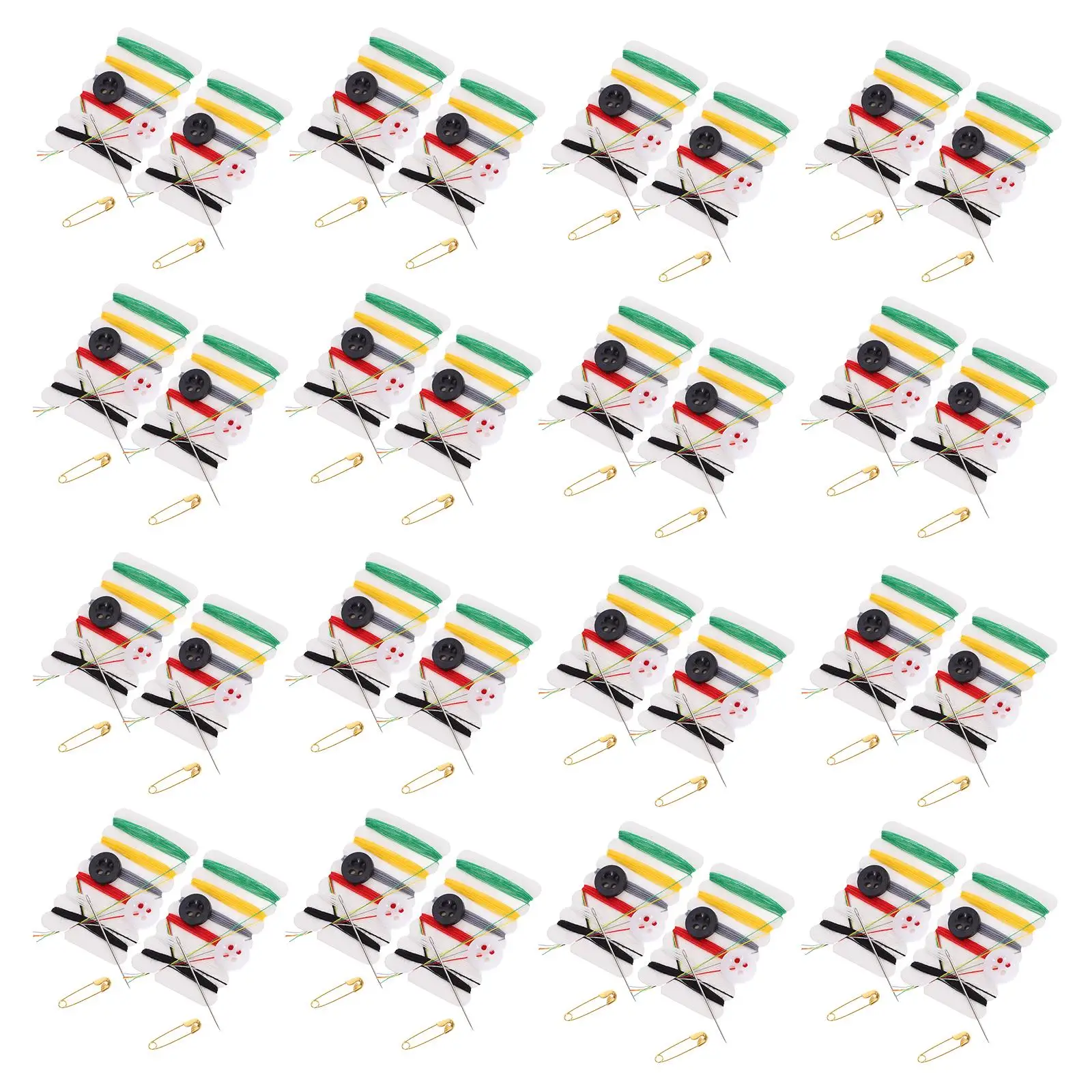 

100 Packs Sewing Kit for Adults Needle Embroidered Mini Swing Thread Home Child