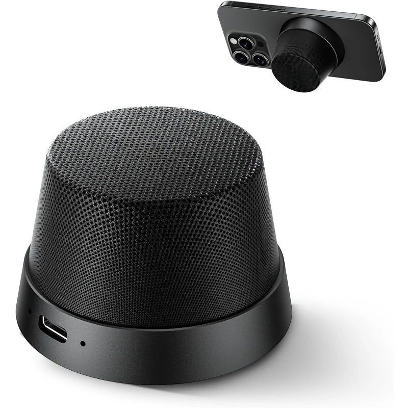 

Multifunctional Mini Wireless Bluetooth Speaker Strong Magnet Fabric Stand for Cell Phone Computer Outdoor Waterproof