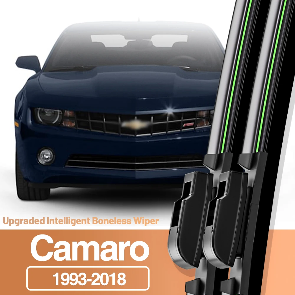 2pcs For Chevrolet Camaro 1993-2018 Front Windshield Wiper Blades Windscreen Window Accessories 1994 2009 2013 2014 2016 2017