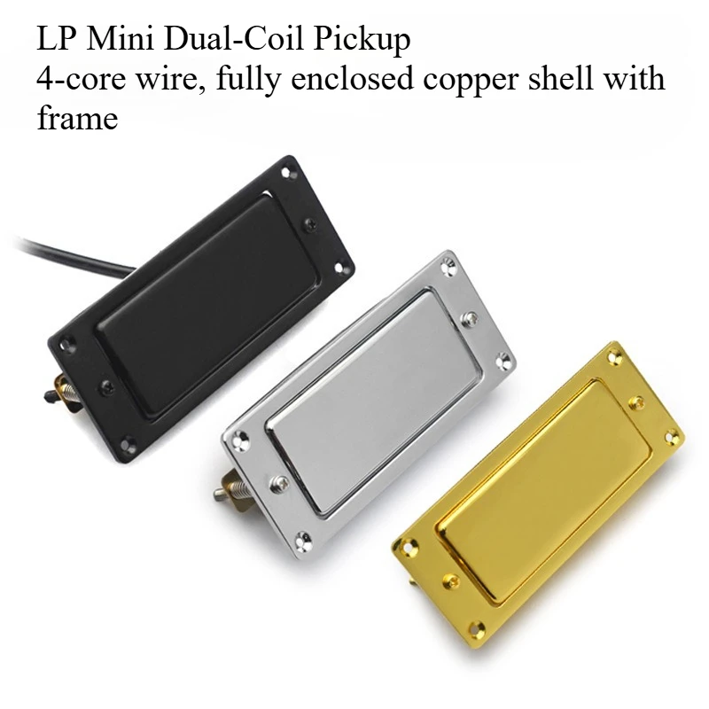 

Лучшее предложение: Миниатюрный электрогитарный звукосниматель, 68*29 мм, хамбакер, черный с золотистой хромированной рамкой