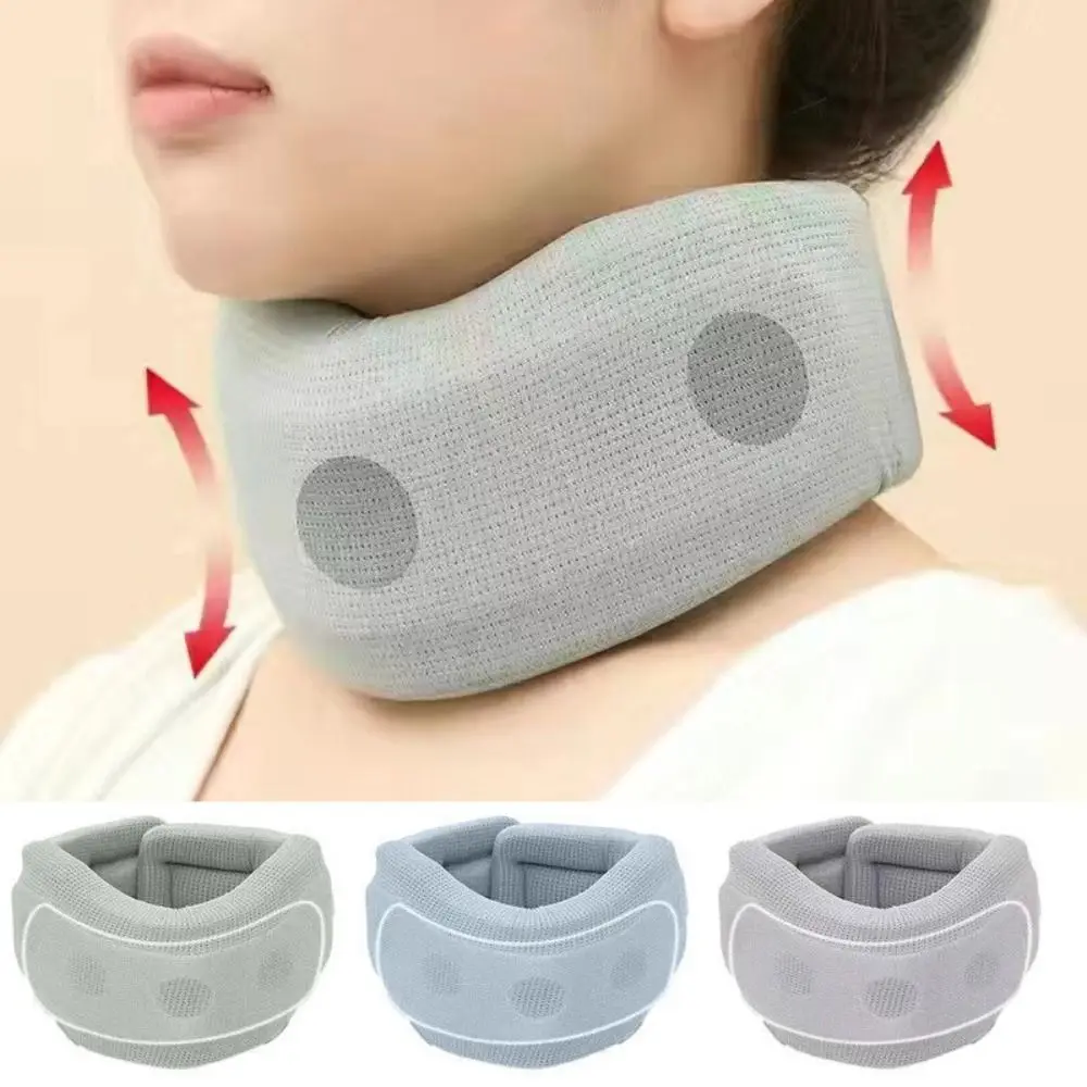 

Ice Silk U Shaped Pillow Portable Anti-Snoring Sponge Neck Protector Relaxing Neck Brace Neck Forward Tilt Corrector