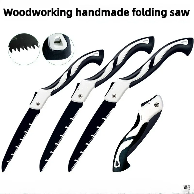 Woodworking Fast Folding Saw High Hardness Portable Multi-functional Mini Saw Sharp and Wear-resistant Professional Hand Tool