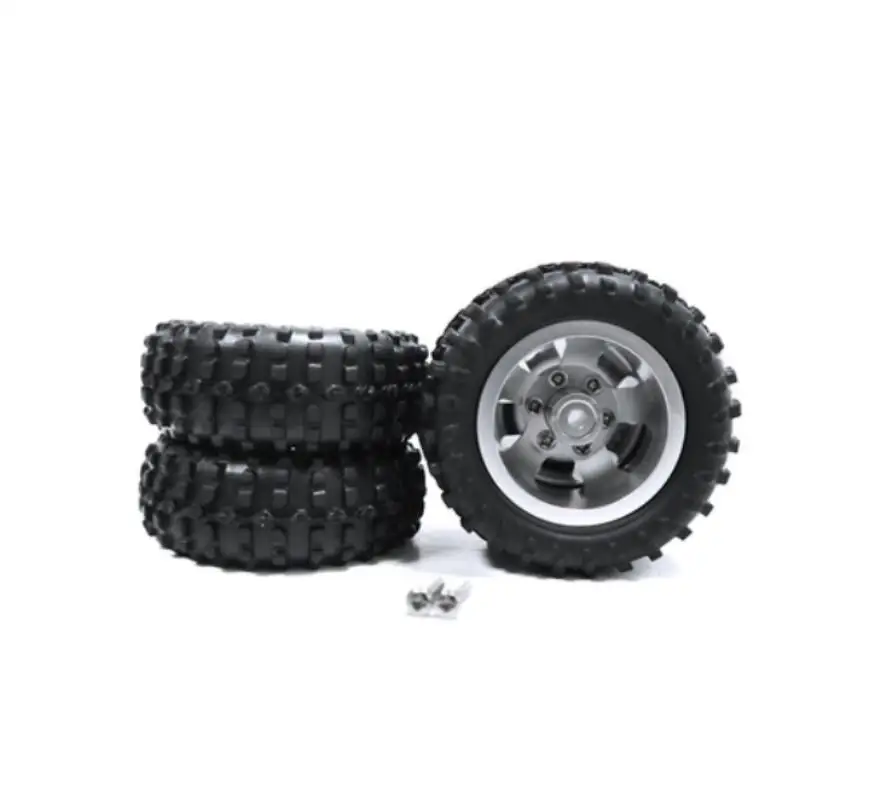 WPL D 12 D12 model remote control car modification upgrade 55MM metal tire direct installation heavier