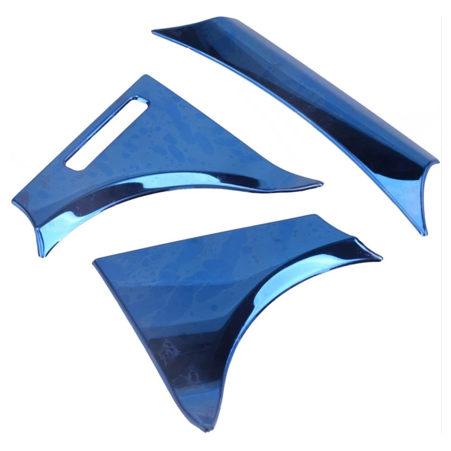 Car Dashboard Decorative Cover Stainless Steel Material Styling Accessories Blue for Toyota Camry 2018