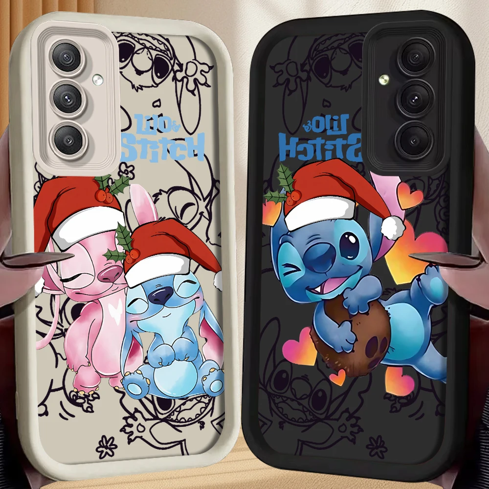 Merry Christmas Angel Stitch phone case for Samsung Galaxy S24 ultra S20 FE S21 S23 Plus 20 S23fe cellphone cases Cover fundas