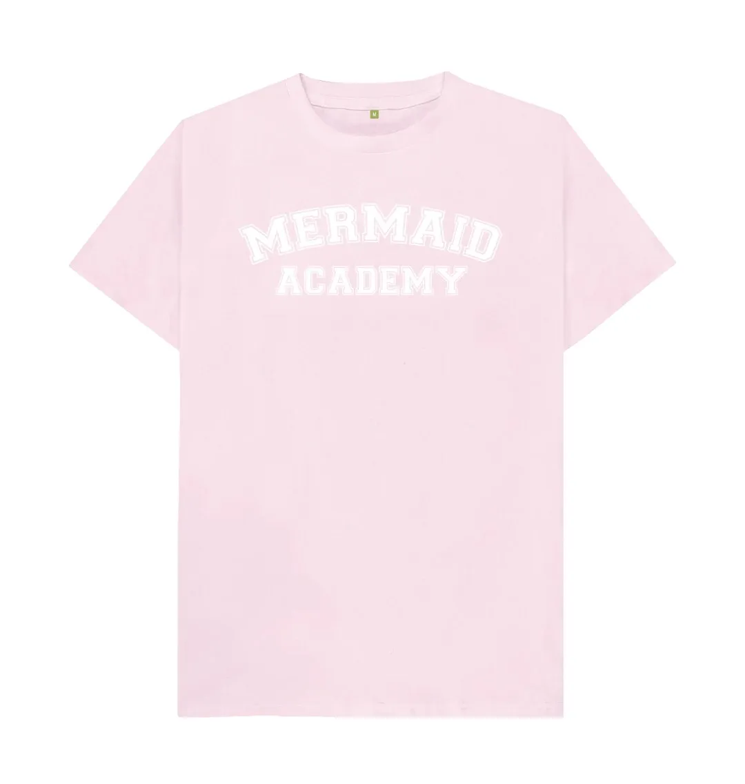 MERMAID ACADEMY T SHIRT Graphic Lose Slogan T Shirts For Men Close fitting breathable trendy T-Shirt  Leisure letter T Shirts